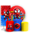 Capas Painel Redondo Trio Cilindro e Faixa Lateral Sublimado - Herois Homem Aranha - Imagem 1