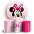 Capas Painel Redondo e Trio Cilindro Sublimado - Minnie - Imagem 1