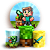 Capas Painel Redondo e Trio Cilindro Sublimado - Minecraft - Imagem 1