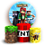 Capas Painel Redondo e Trio Cilindro Sublimado - Minecraft - Imagem 1