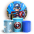 Capas Painel Redondo e Trio Cilindro Sublimado - Herois Capitão America - Imagem 1