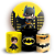 Capas Painel Redondo e Trio Cilindro Sublimado - Herois Batman - Imagem 1