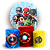 Capas Painel Redondo e Trio Cilindro Sublimado - Herois - Imagem 1