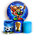 Capas Painel Redondo e Trio Cilindro Sublimado - Copa do Mundo Brasil - Imagem 1