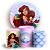 Capas Painel Redondo e Trio Cilindro Sublimado - Ariel - Imagem 1