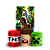 Capas Faixa Lateral e Trio Cilindro Sublimado Vest Facil - Minecraft - Imagem 1