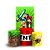 Capas Faixa Lateral e Trio Cilindro Sublimado Vest Facil - Minecraft - Imagem 1