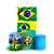 Capas Faixa Lateral e Trio Cilindro Sublimado Vest Facil - Copa do Mundo Brasil - Imagem 1