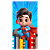 Capa Faixa Lateral Sublimado - Herois Super Homem Baby - Imagem 1