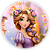 Capa Mini Painel Sublimado - Rapunzel Enrolados - Imagem 1