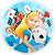 Capa Painel Redondo Sublimado - Alice - Imagem 1
