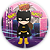 Capa Painel Redondo Sublimado - Batgirl - Imagem 1