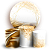 Capas Painel Redondo e Trio Cilindro Sublimado - Glitter - Imagem 1