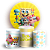 Capas Painel Redondo e Trio Cilindro Sublimado - Bob Esponja - Imagem 1
