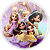 Capa Painel Redondo Sublimado - Princesas - Imagem 1