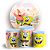 Capas Painel Redondo e Trio Cilindro Sublimado - Bob Esponja - Imagem 1