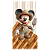 Capa Faixa Lateral Sublimado - Fazendinha Mickey e Minnie - Imagem 1