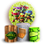 Capas Painel Redondo e Trio Cilindro Sublimado - Tartarugas Ninja - Imagem 1
