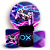 Capas Painel Redondo e Trio Cilindro Sublimado - Gamer - Imagem 1