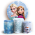 Capas Painel Redondo e Trio Cilindro Sublimado - Frozen - Imagem 1