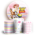 Capas Painel Redondo e Trio Cilindro Sublimado - Toy Story - Imagem 1