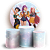 Capas Painel Redondo e Trio Cilindro Sublimado - Guerreiras do K-pop - Imagem 1