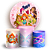 Capas Painel Redondo e Trio Cilindro Sublimado - O Clube das Winx - Imagem 1