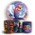 Capas Painel Redondo e Trio Cilindro Sublimado - Super Mario - Imagem 1
