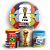 Capas Painel Redondo e Trio Cilindro Sublimado - Copa do Mundo - Imagem 1