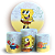 Capas Painel Redondo e Trio Cilindro Sublimado - Bob Esponja - Imagem 1