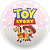 Capa Painel Redondo Sublimado - Toy Story - Imagem 1