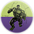 Capa Painel Redondo Sublimado - Herois Hulk - Imagem 1