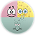 Capa Painel Redondo Sublimado - Bob Esponja - Imagem 1