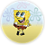 Capa Painel Redondo Sublimado - Bob Esponja - Imagem 1