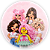 Capa Painel Redondo Sublimado - Lego Rosa - Imagem 1