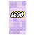Capa Faixa Lateral Sublimado - Lego Rosa - Imagem 1