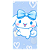 Capa Faixa Lateral Sublimado - Cinnamoroll - Imagem 1