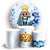 Capas Painel Redondo e Trio Cilindro Sublimado - Nossa Senhora Aparecida - Imagem 1