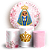 Capas Painel Redondo e Trio Cilindro Sublimado - Nossa Senhora Aparecida - Imagem 1
