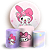 Capas Painel Redondo e Trio Cilindro Sublimado - My Melody - Imagem 1