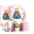 Capas Painel Redondo Trio Cilindro e Faixa Lateral Sublimado - Nossa Senhora Aparecida - Imagem 1
