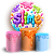 Capas Painel Redondo e Trio Cilindro Sublimado - Slime - Imagem 1