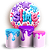 Capas Painel Redondo e Trio Cilindro Sublimado - Slime - Imagem 1