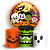 Capas Painel Redondo e Trio Cilindro Sublimado - Halloween - Imagem 1