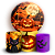 Capas Painel Redondo e Trio Cilindro Sublimado - Halloween - Imagem 1
