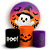 Capas Painel Redondo e Trio Cilindro Sublimado - Halloween - Imagem 1
