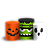 Capas Trio Cilindro Sublimado Veste Fácil - Halloween - Imagem 1