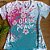 Tshirt Babylook Girl Power Tie Dye - Imagem 1