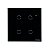 INTERRUPTOR SMART WI-FI TOUCH 4 TECLAS PRETO EWS 1004 - Imagem 1