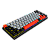 TECLADO MECANICO GAMER PCYES KUROMORI 60% BLACK VULCAN - SWITCH RED - LED RAINBOW - PTKM60RD - Imagem 3
